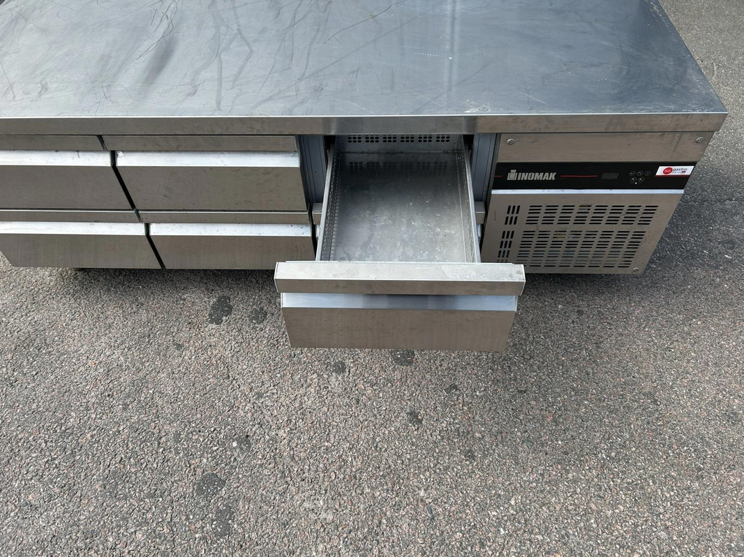Refrigerated grill counter with 6 drawers, Inomak