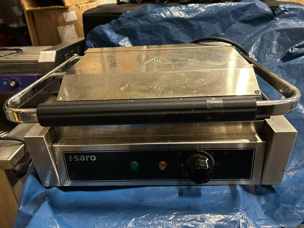 Contact grill / panini press Saro PG1B, 1800 W, single-phase