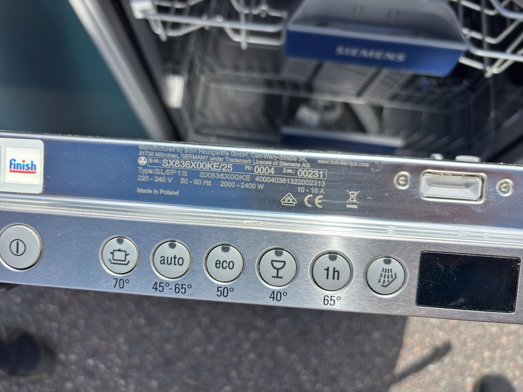 Diskmaskin Siemens intregrerad