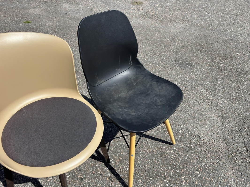 Stolar, avfuktare, fläktar