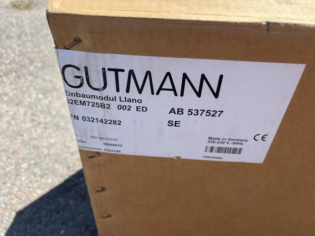 Köksfläkt för inbyggnad Gutmann