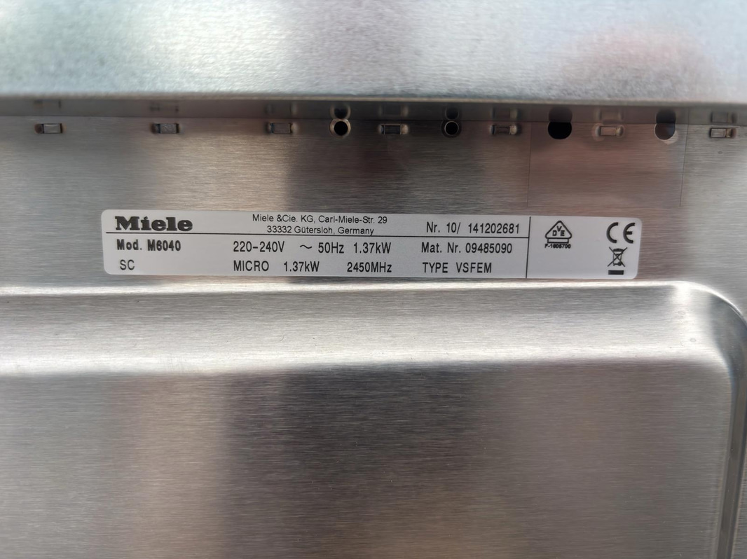 Micro för inbyggnad Miele
