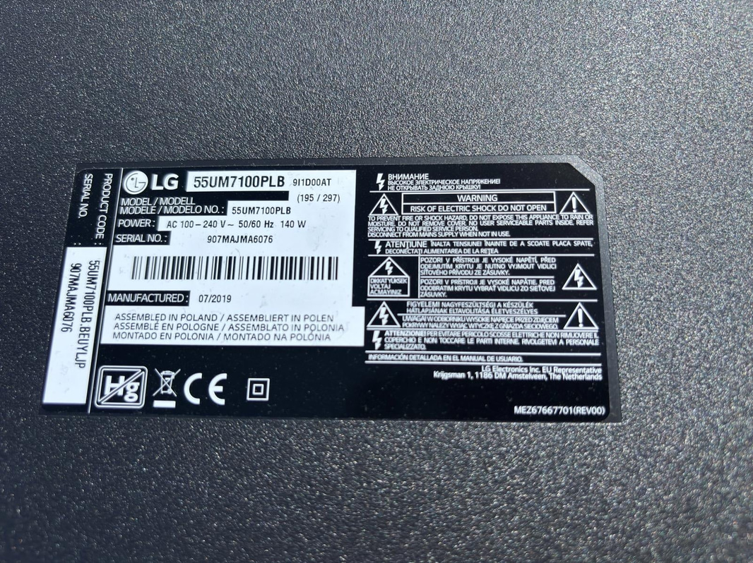 TV LG 55 tum