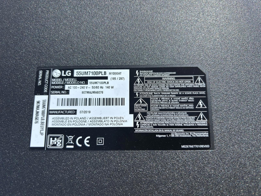 TV LG 55 tum