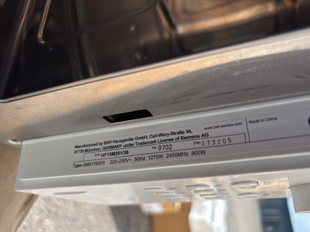 Micro för inbyggnad Siemens
