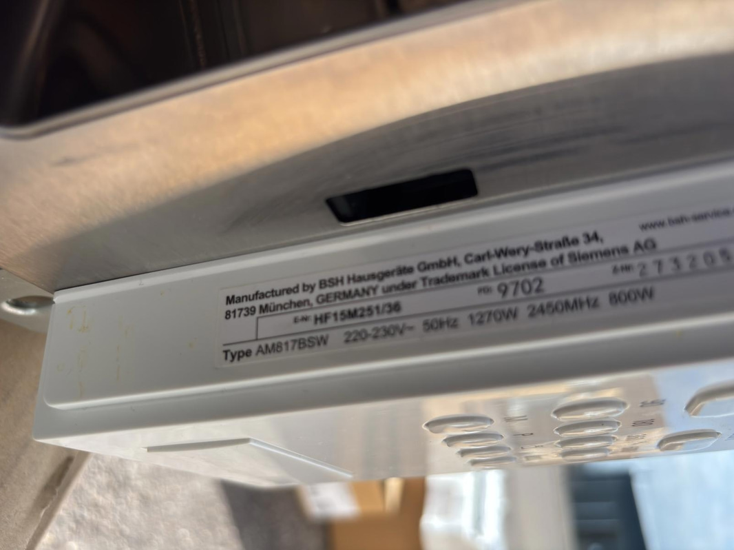 Micro för inbyggnad Siemens