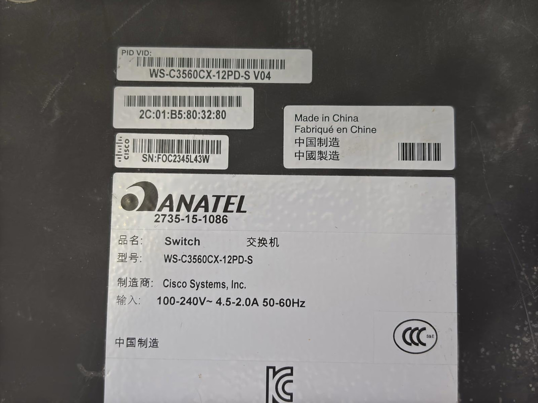 Switch Cisco Catalyst 3560-CX 12-port PoE