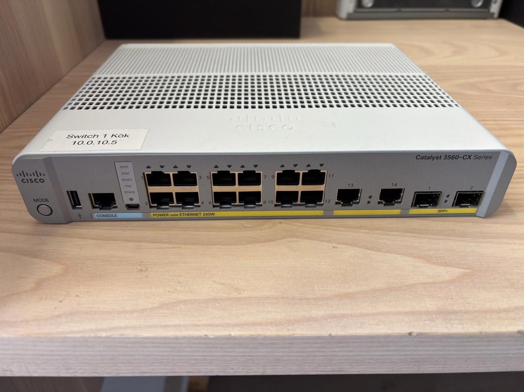 Switch Cisco Catalyst 3560-CX 12-port PoE