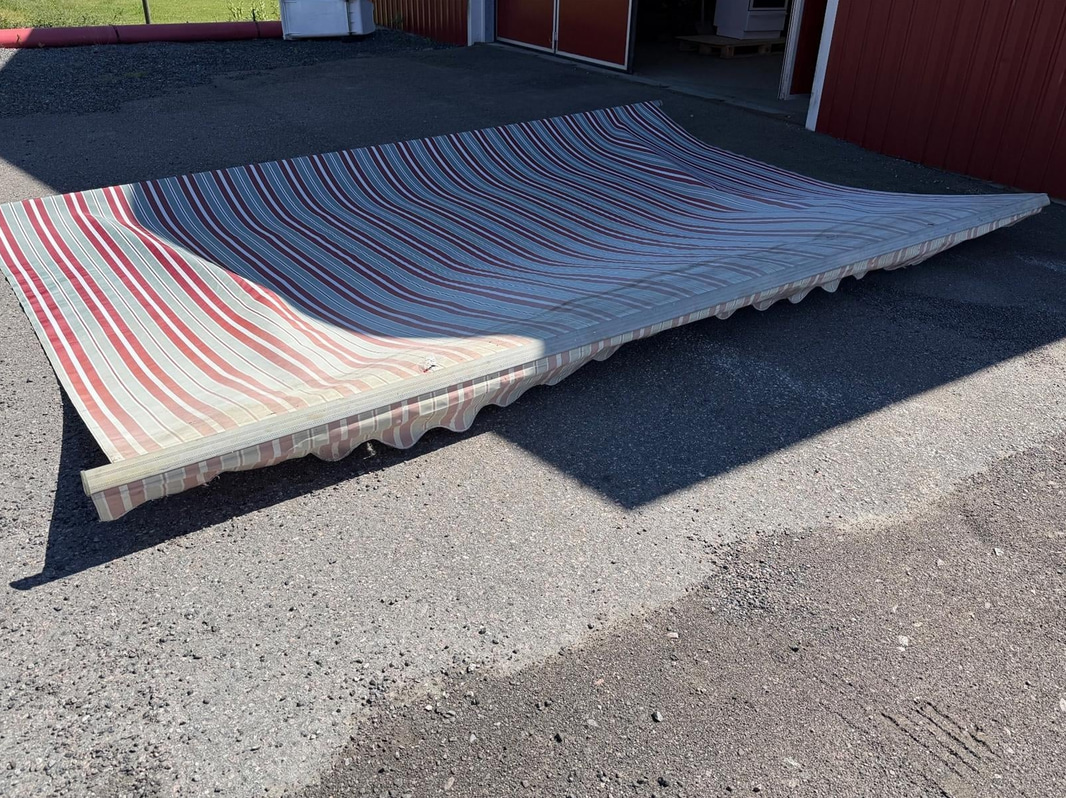 2 st markiser, 450x300 cm