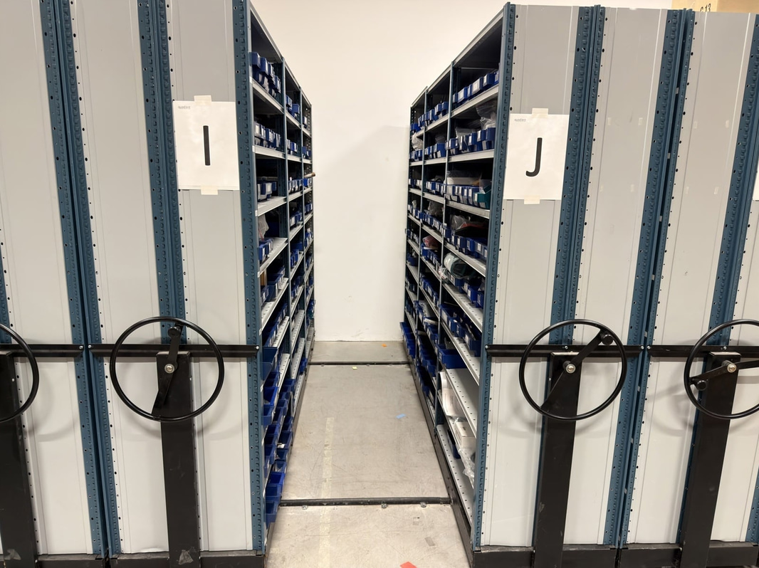 Paternoster Storage System, Compact Archive, 10 Shelving Units