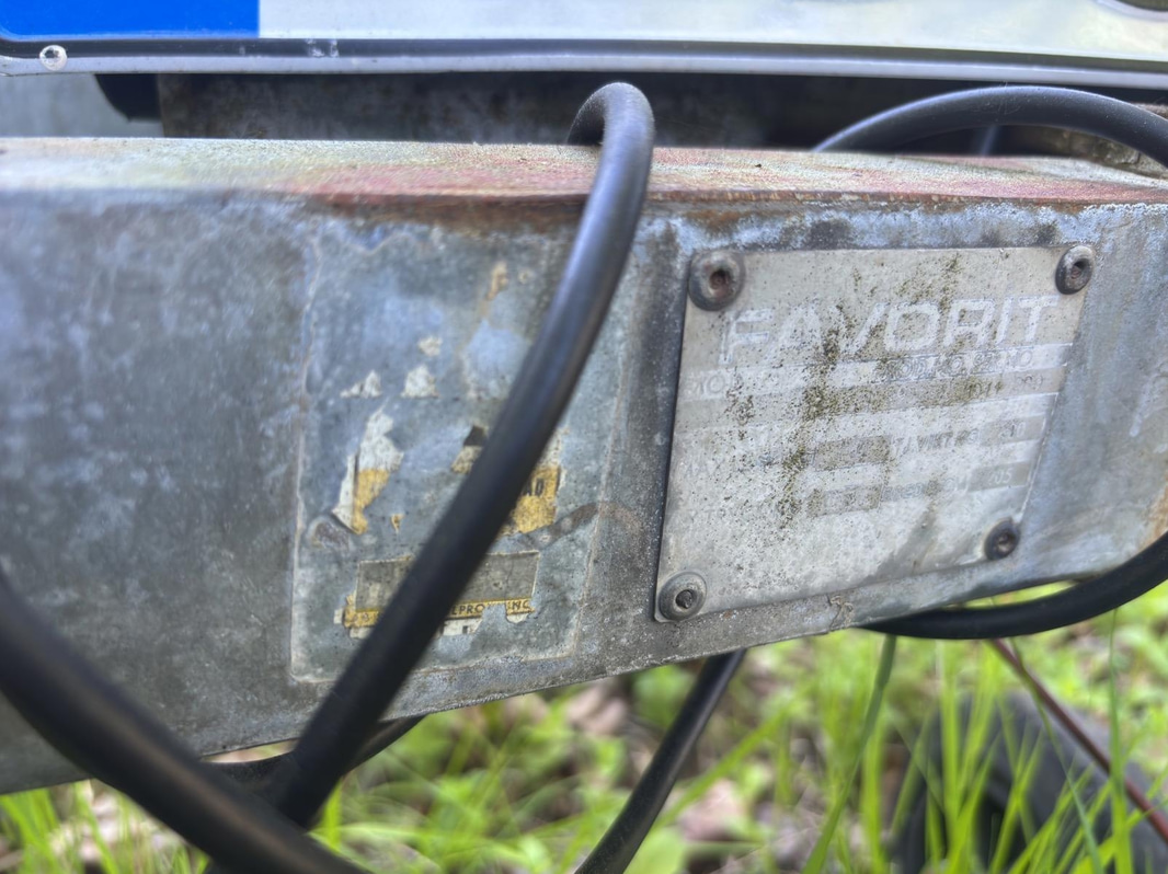 Chassi för husvagn Favorit Mf 400 -1971