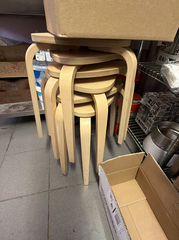 Stackable stools
