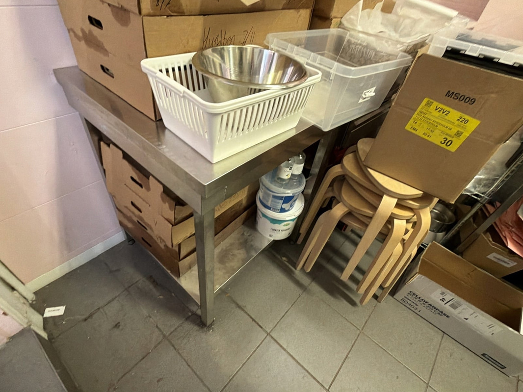 Stainless steel work table with undershelf