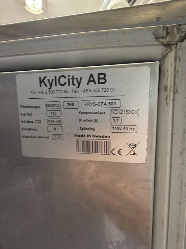 Frysskåp KylCity FRYS-CFA 500