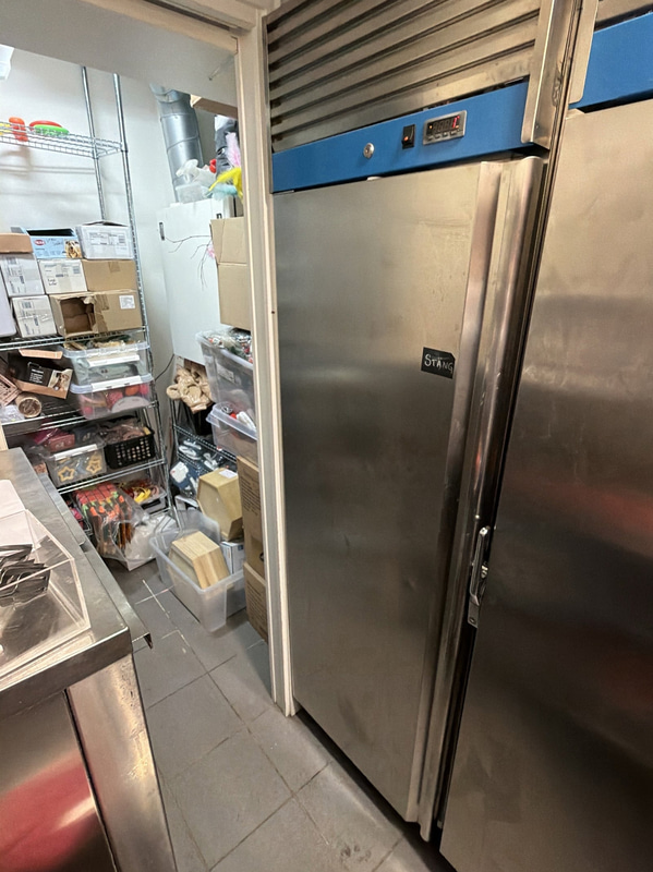 Stainless steel commercial refrigerator