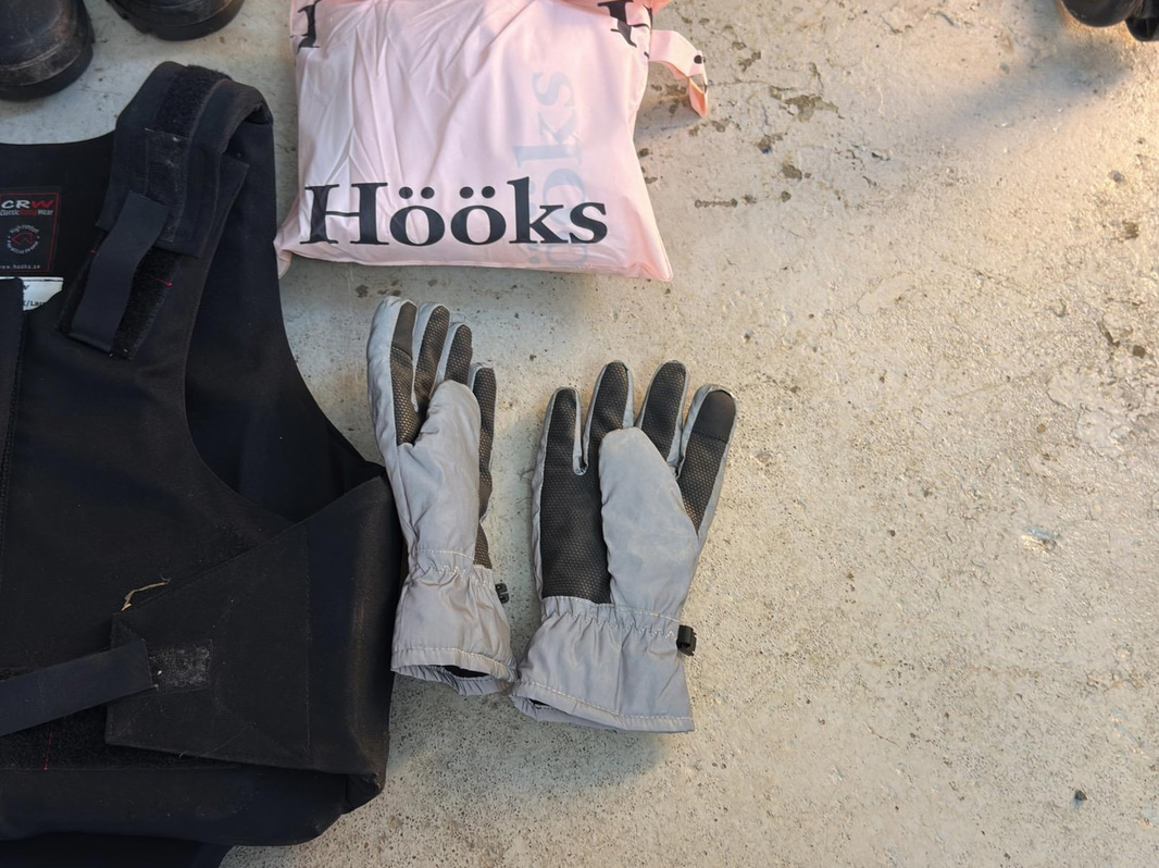 Equestrian equipment, helmet, etc.