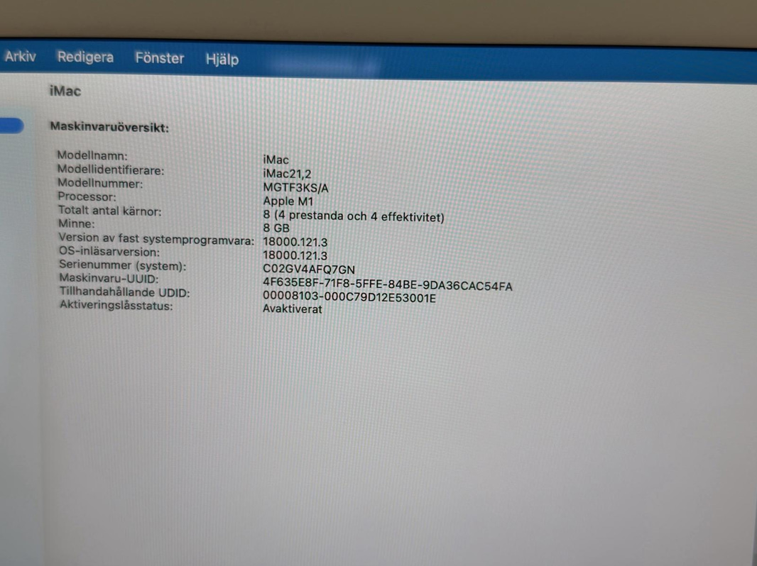 iMac, 24-inch, M1