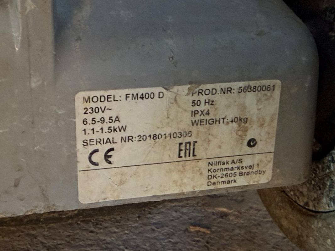 Nilfisk FM400 D Floor Machine, 230V