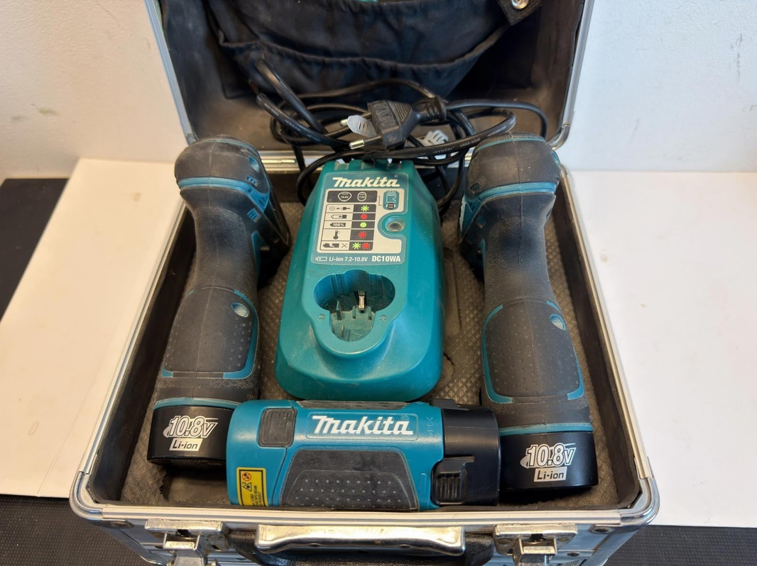 2 st Makita skruvdragare, cirkelsåg m.m.