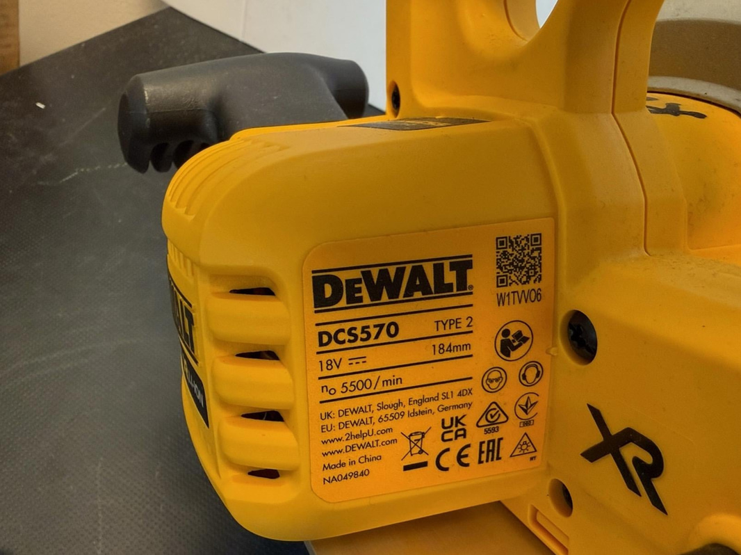 Cirkelsåg DeWalt DCS570, 18V, 184 mm