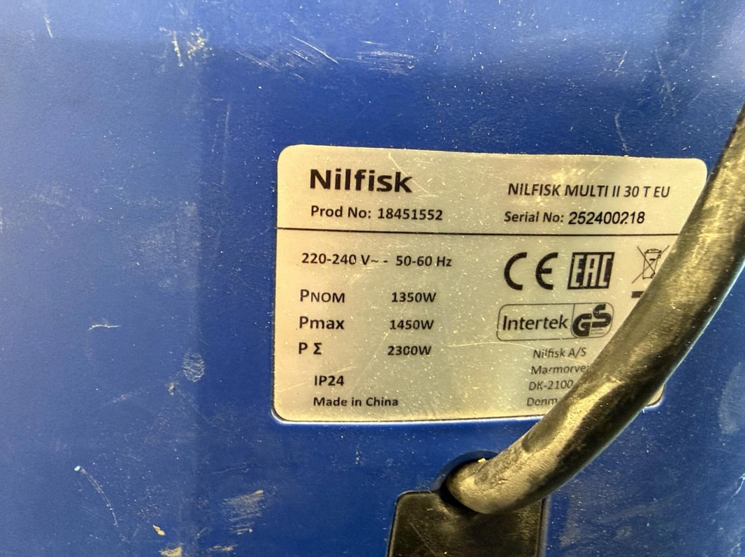Dammsugare Nilfisk Multi II 30 T EU, 1350 W