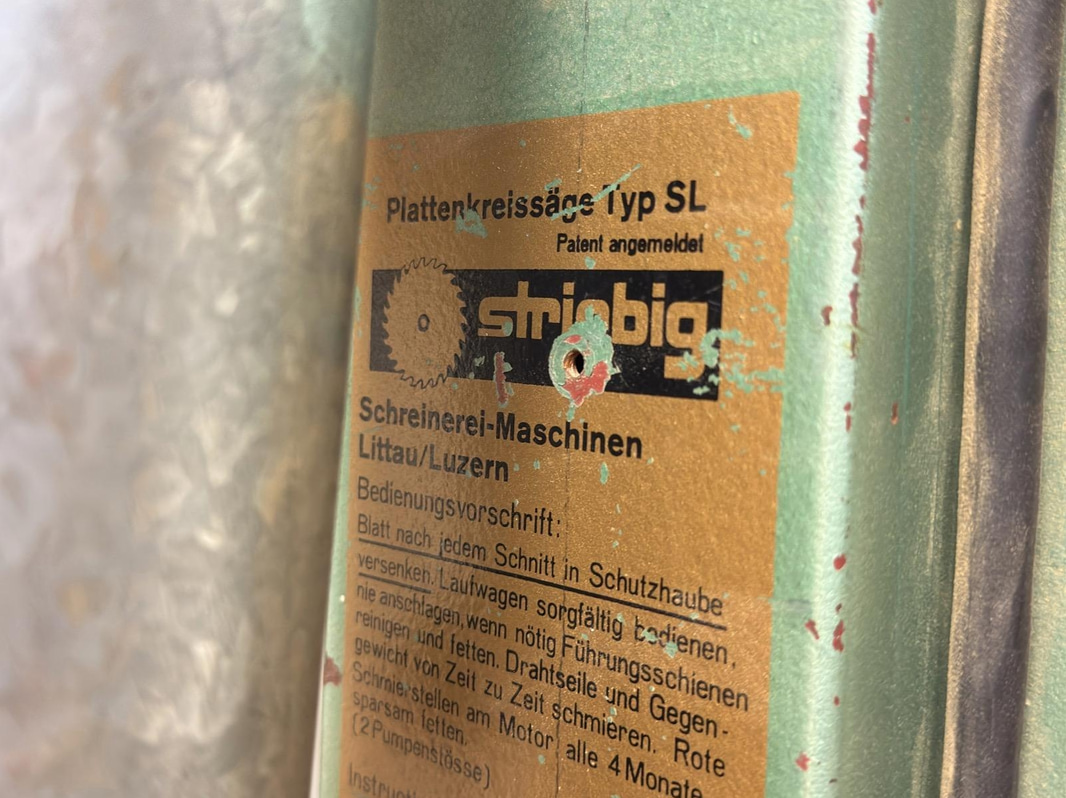 Vägg/panelsåg, Striebig Typ SL