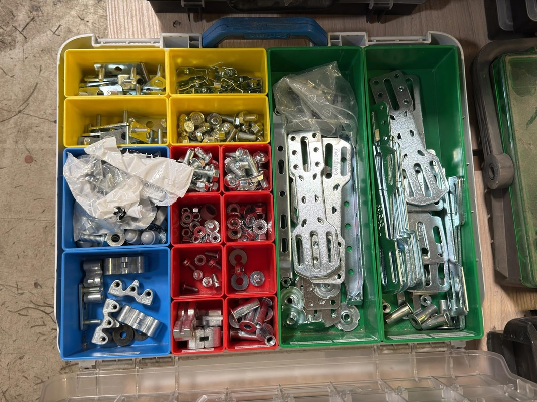 Organizer boxes, lot