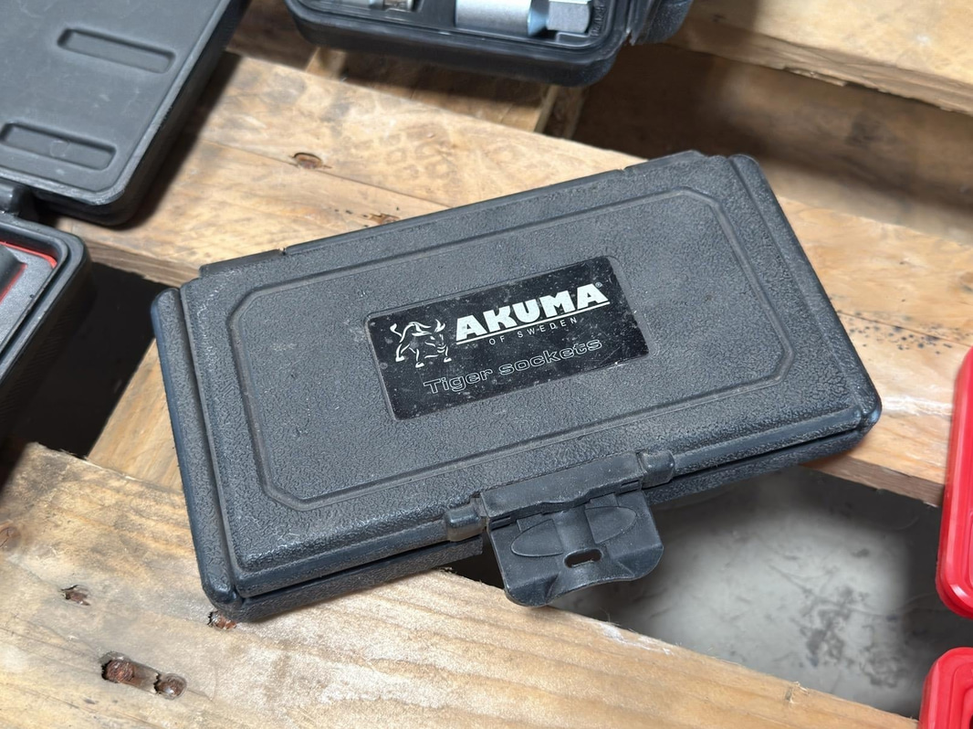 Lot of assorted toolboxes with tools