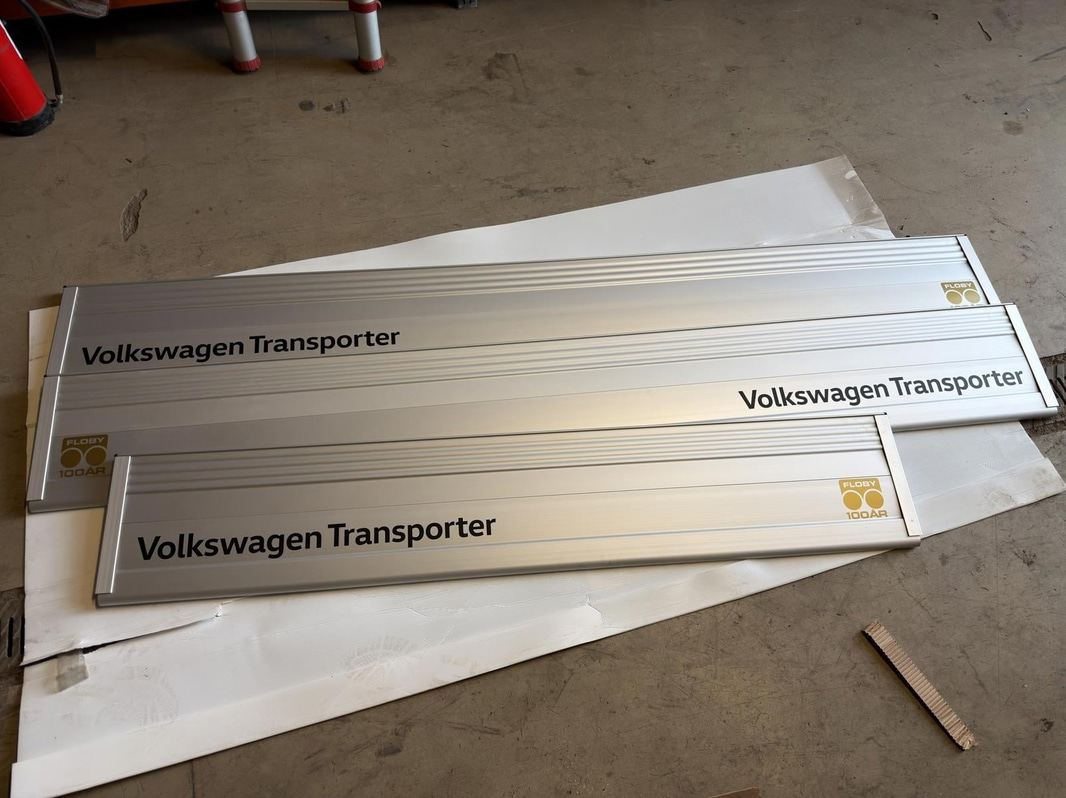 3 st flaklemmar, VW Transporter