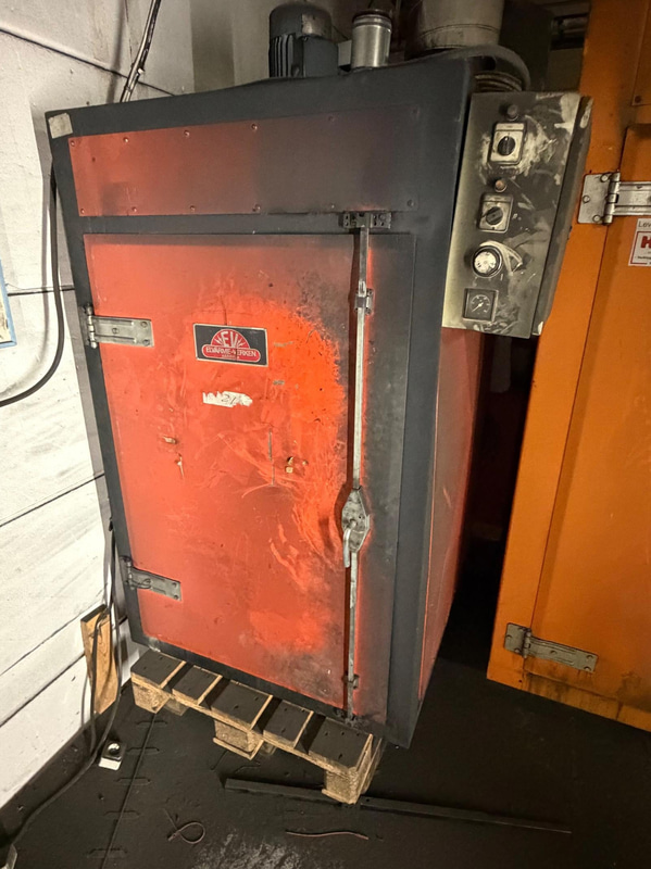 2 powder-coating ovens, HYBE / Elvärme-verken