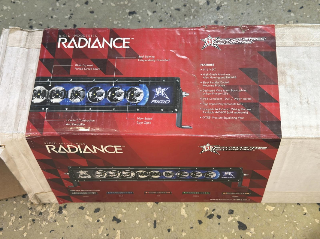 Light bar, Rigid Radiance 50", white backlight