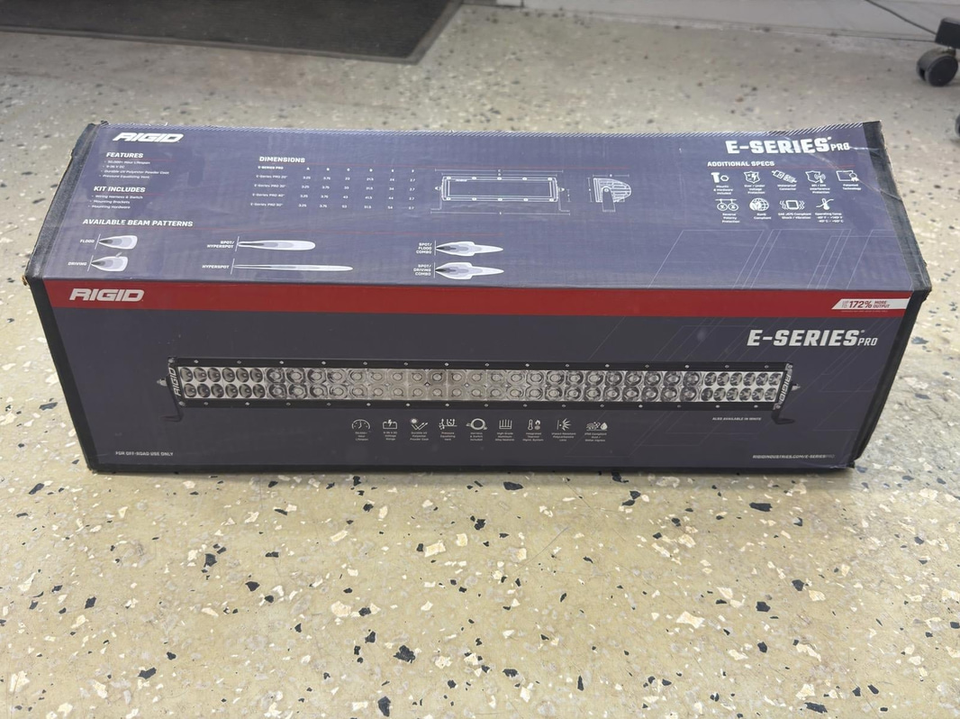 Rigid E-Series Pro 20" LED light bar, spot/drive combo