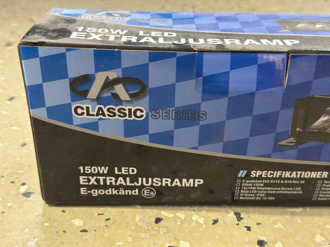 Extraljusram, LED, 150 W