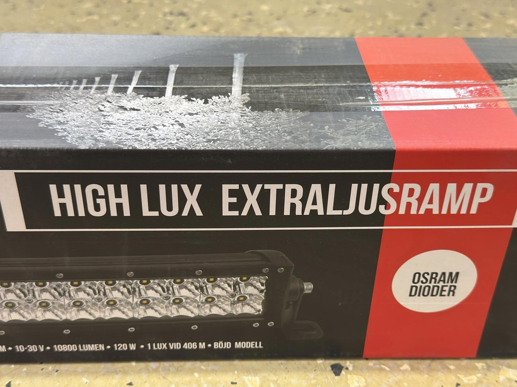High Lux Auxiliary Light Bar, 567 mm, 120 W