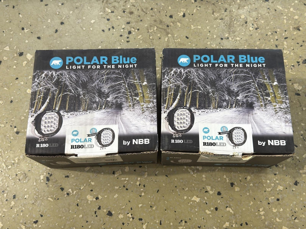Fjärrljus Polar Blue R180 LED, 2 st
