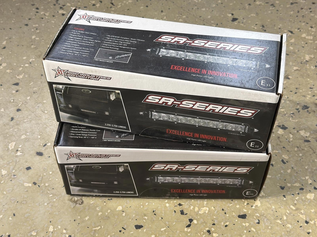 LED-ramp Rigid Industries SR-Series, 10", 2 st