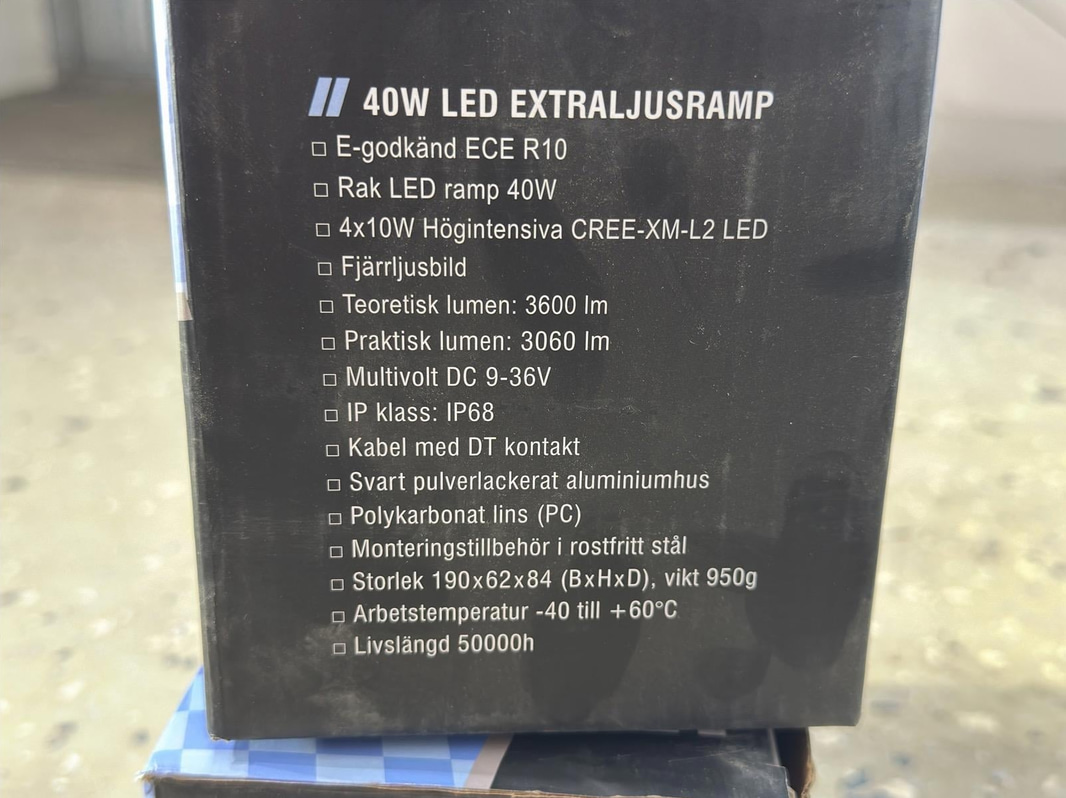 Extraljusramp PRO+, 2 st