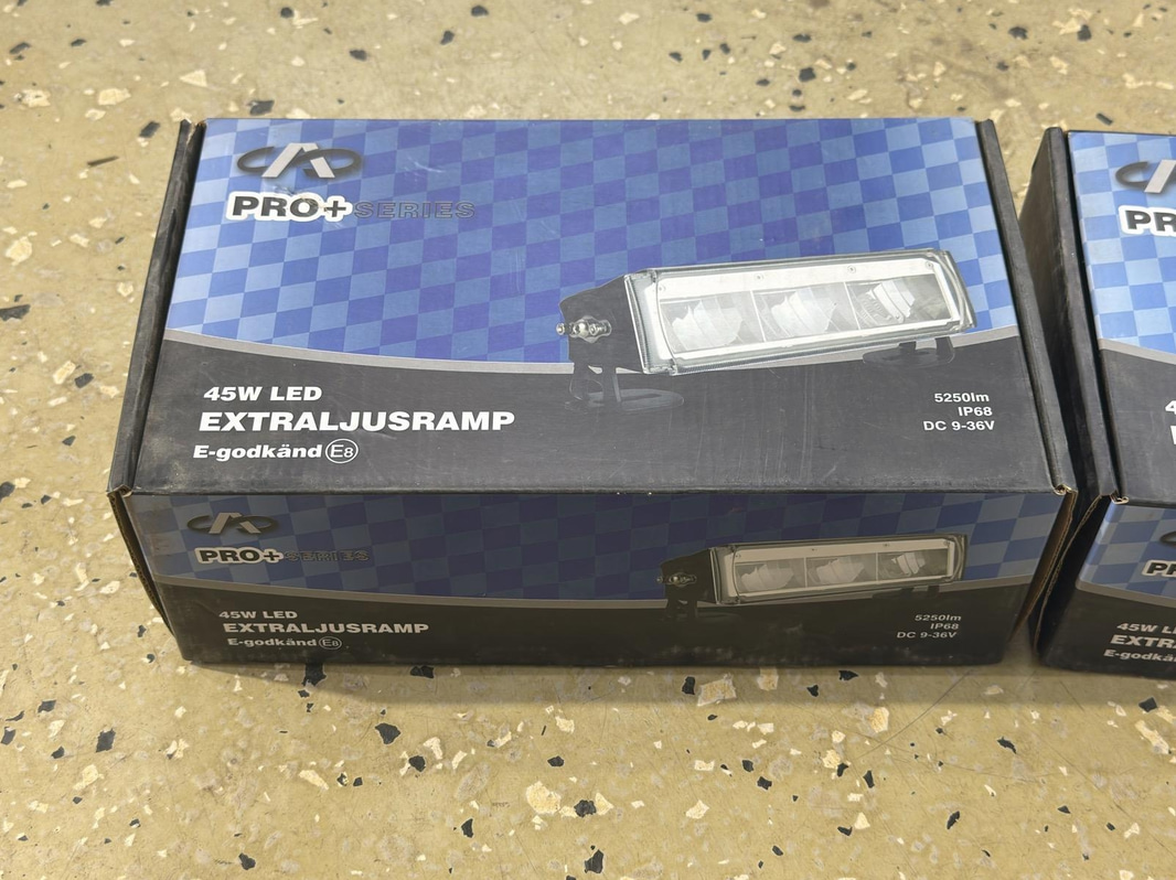 Extraljus PRO+, 45 W LED, 2 st