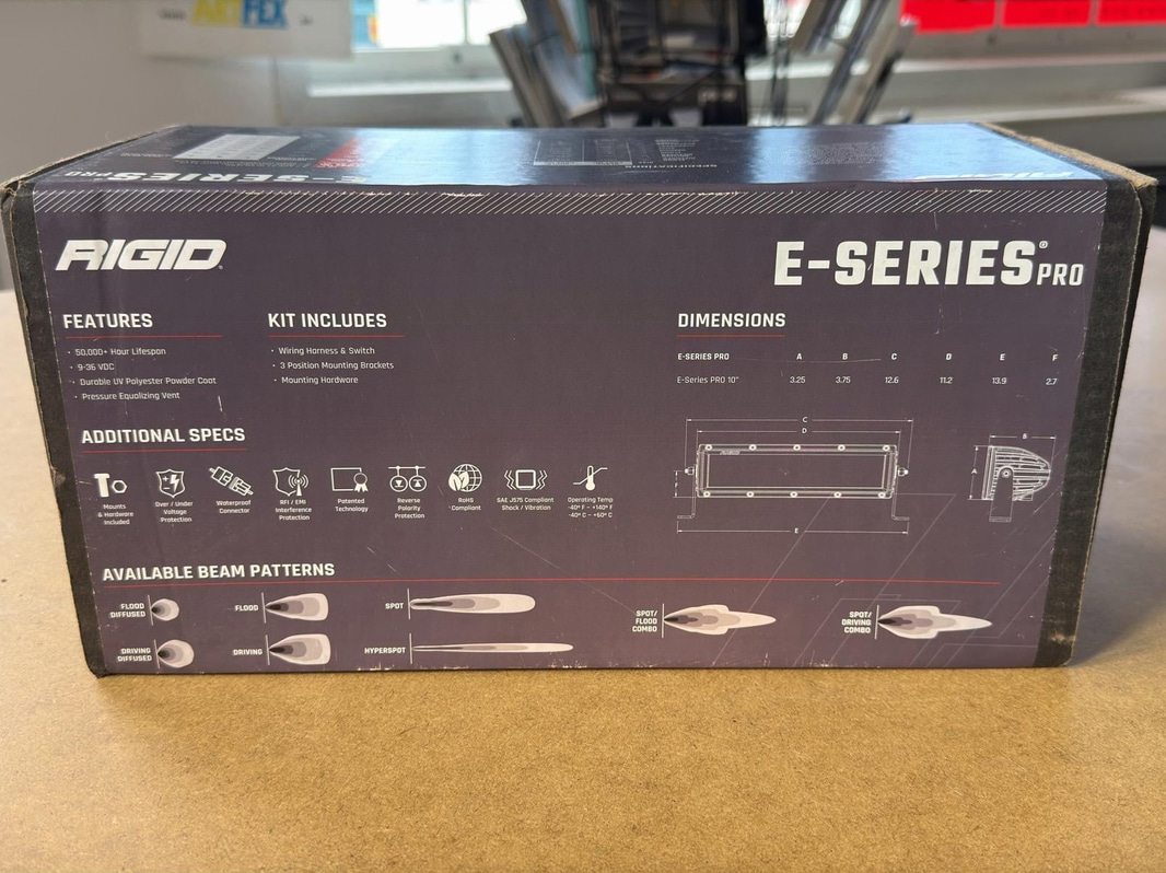 Rigid E-Series Pro 10" Light Bar
