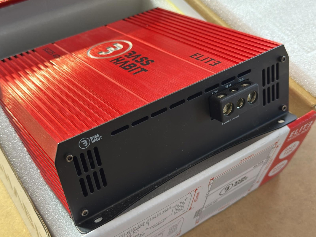 Bilförstärkare, Bass Habit ELITE SE225.4DF, 4-kanals