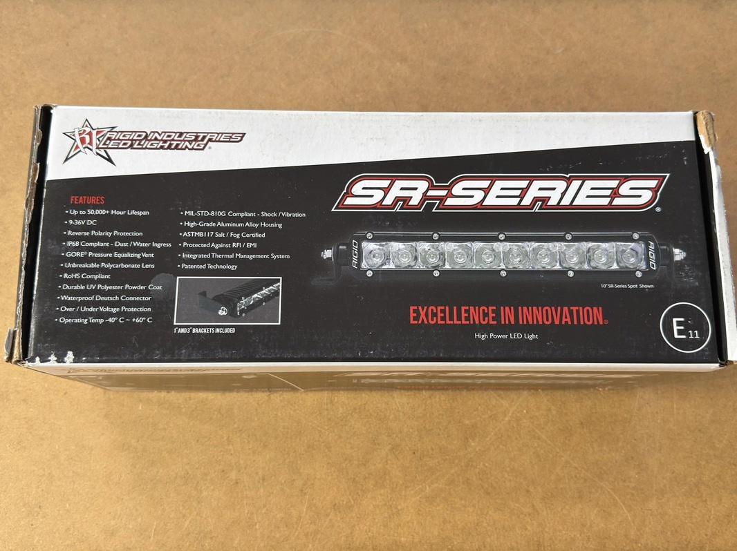 LED-ljus Rigid Industries SR-Series, SR-10 Spot