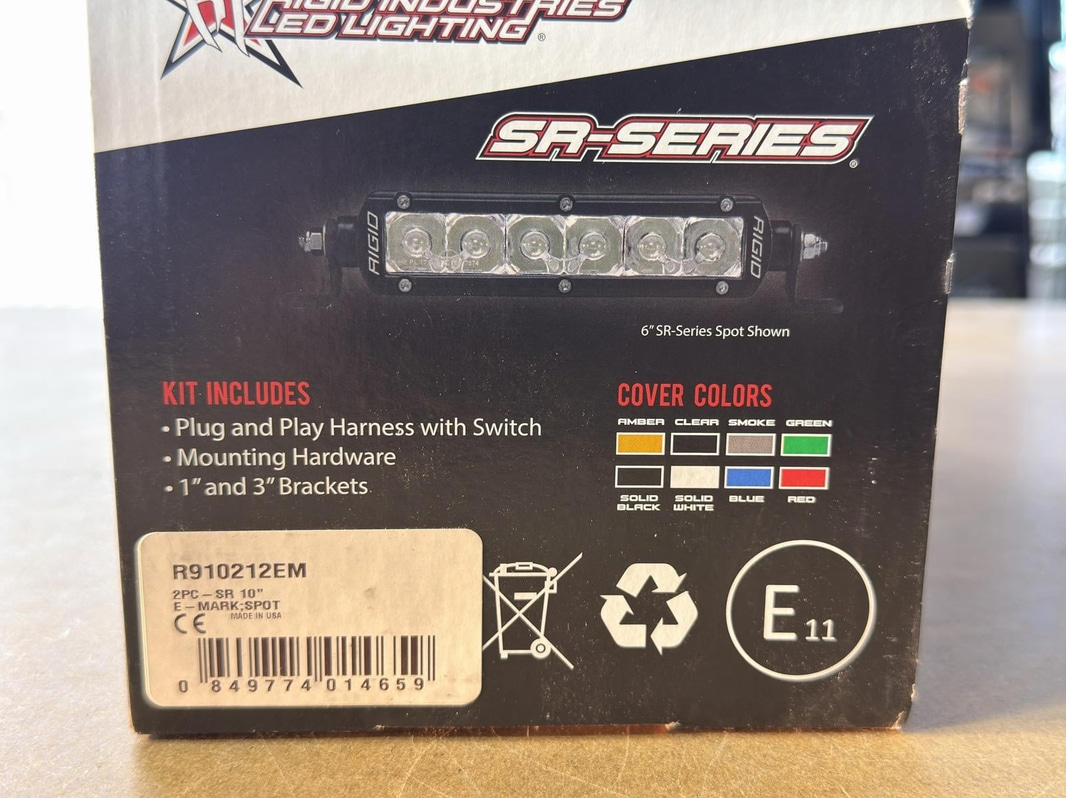 LED-ljus Rigid Industries SR-Series, SR-10 Spot