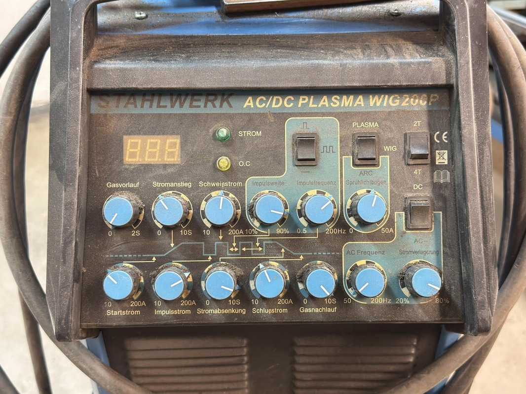 MIG/MAG svets, Parweld XTM 303C samt Stahlwerk AC/DC Plasma WIG 200P