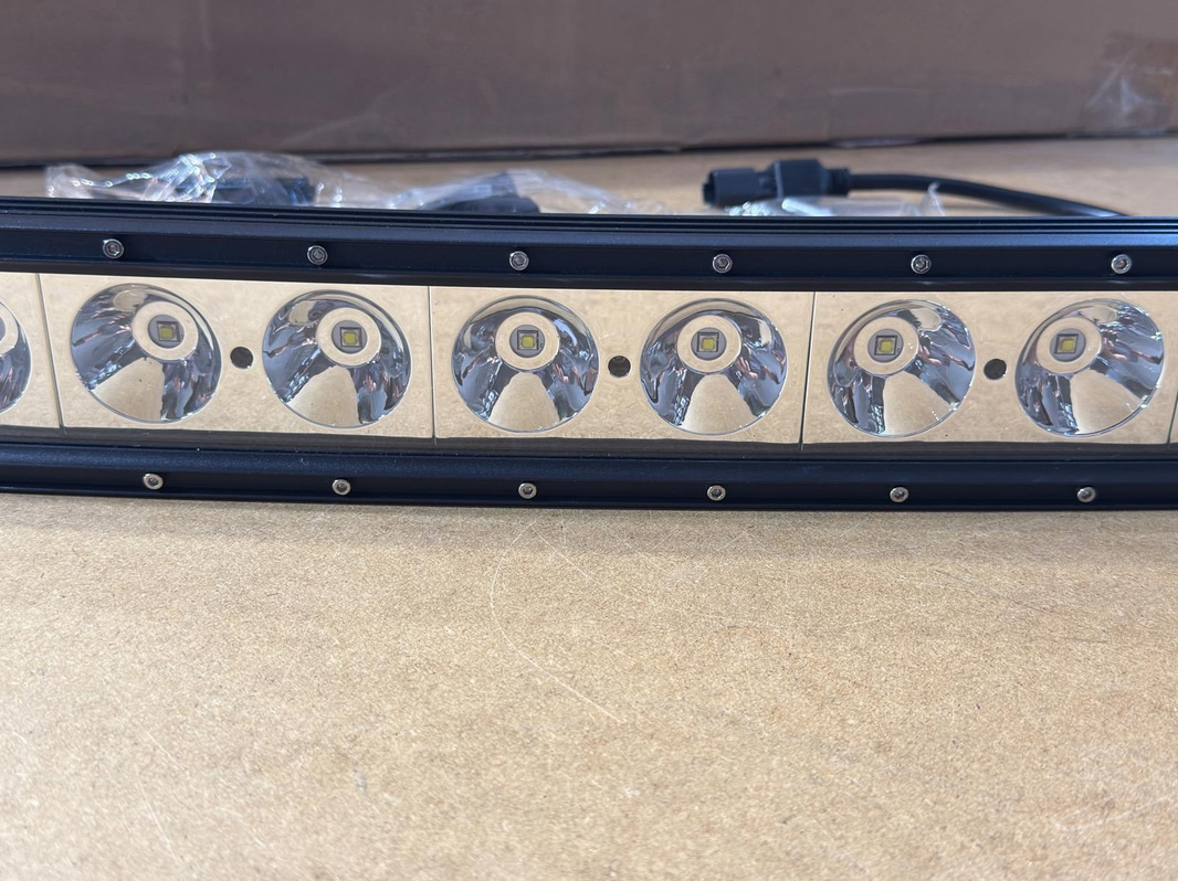 LED light bar, VikLight, black, 76 cm