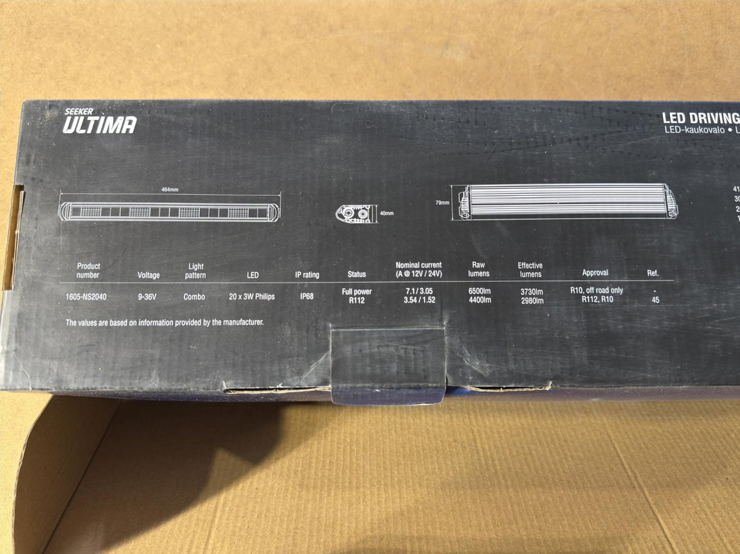 LED-ramp Seeker Ultima, 46 cm