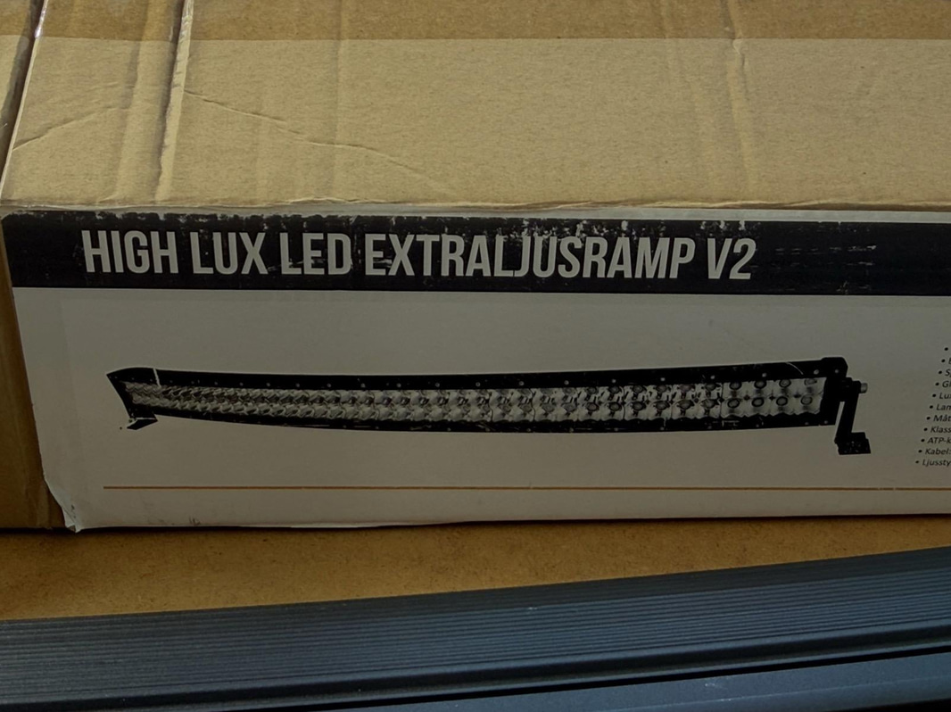 Extraljusramp Osram High Lux LED, 288 W, 127 cm