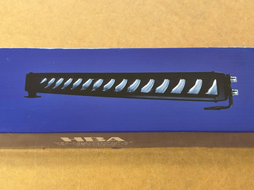 Ljusramp HBA, LED 150 W, böjd, ca 55 cm