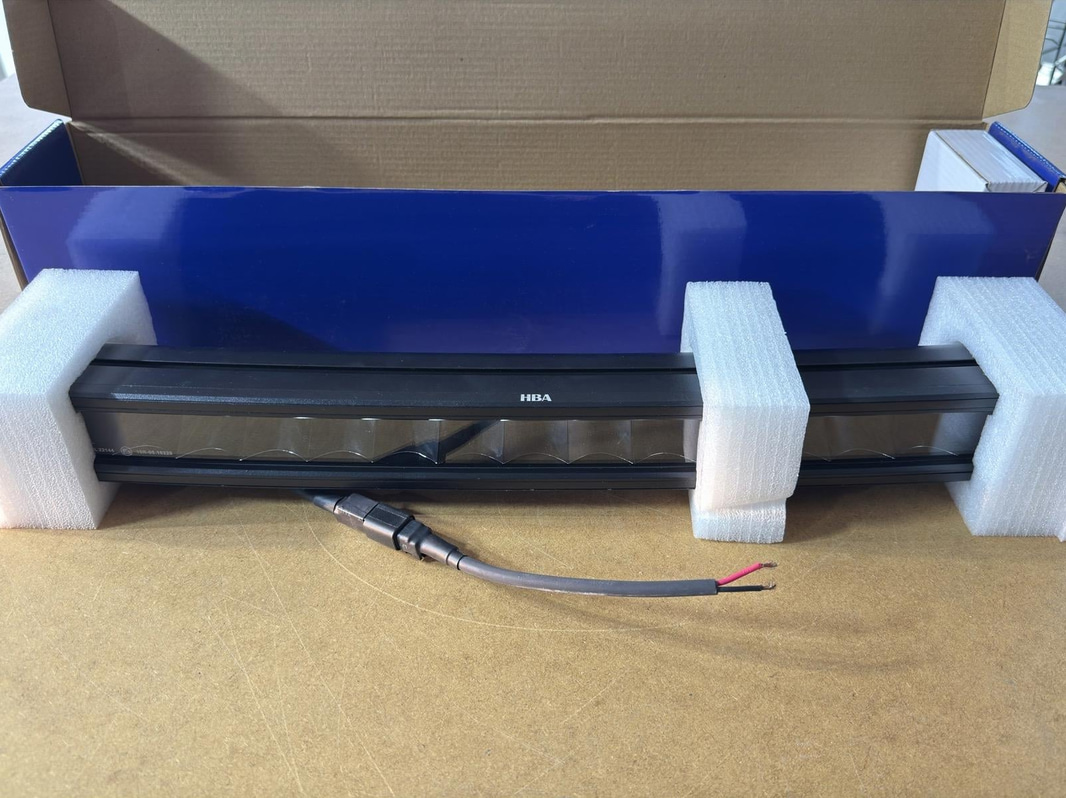 Ljusramp HBA, LED 150 W, böjd, ca 55 cm