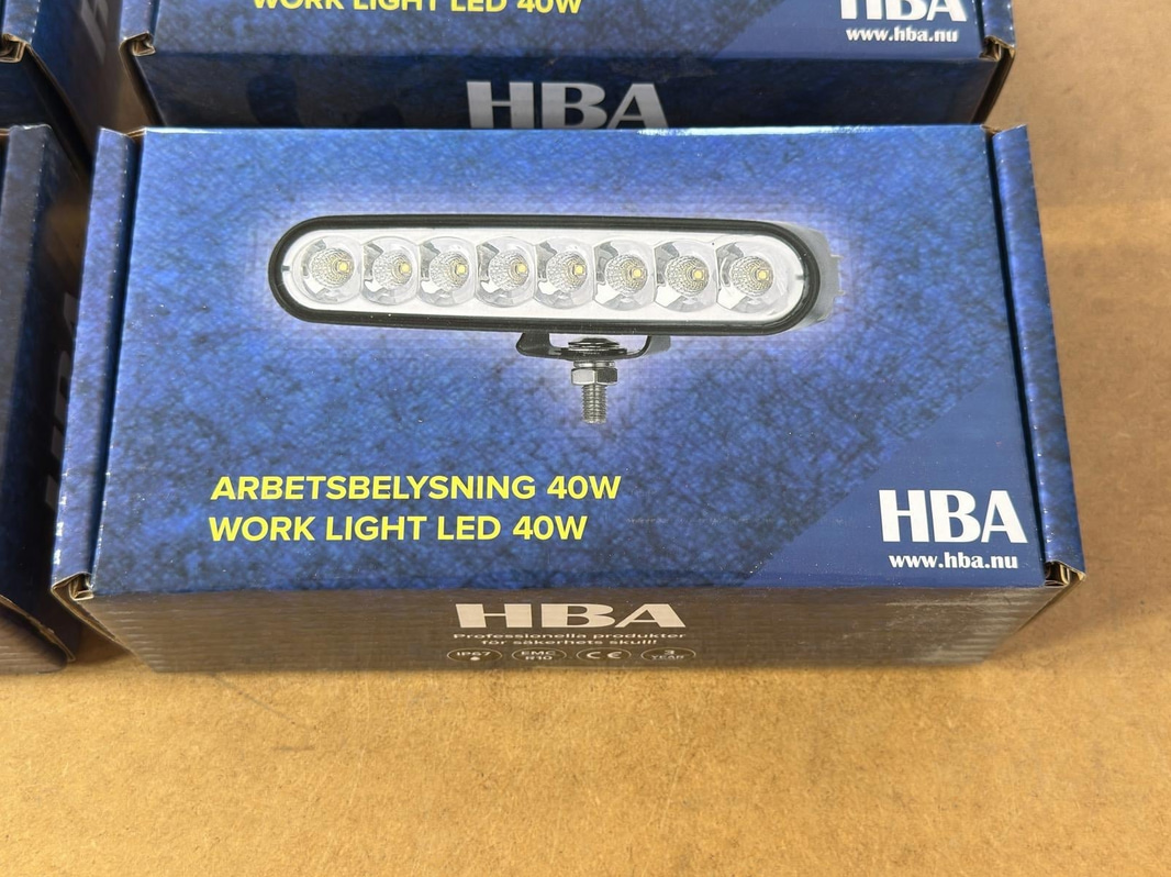 Arbetsbelysning HBA, 40 W, 4 st