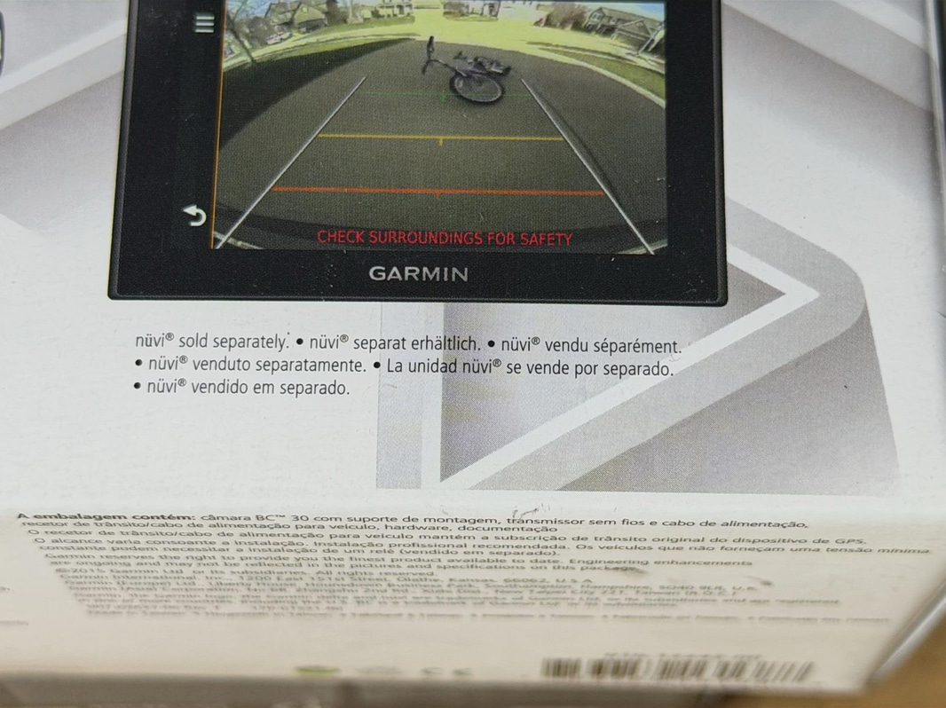 Garmin-paket - GPS och backkamera